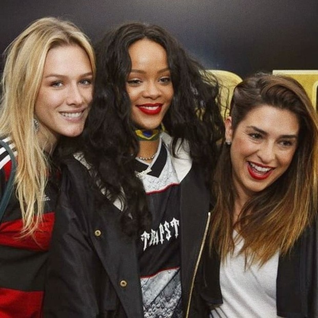 Fernanda Paes Leme, Fiorella Mattheis e Rihanna (Foto: reprodução/Instagram)