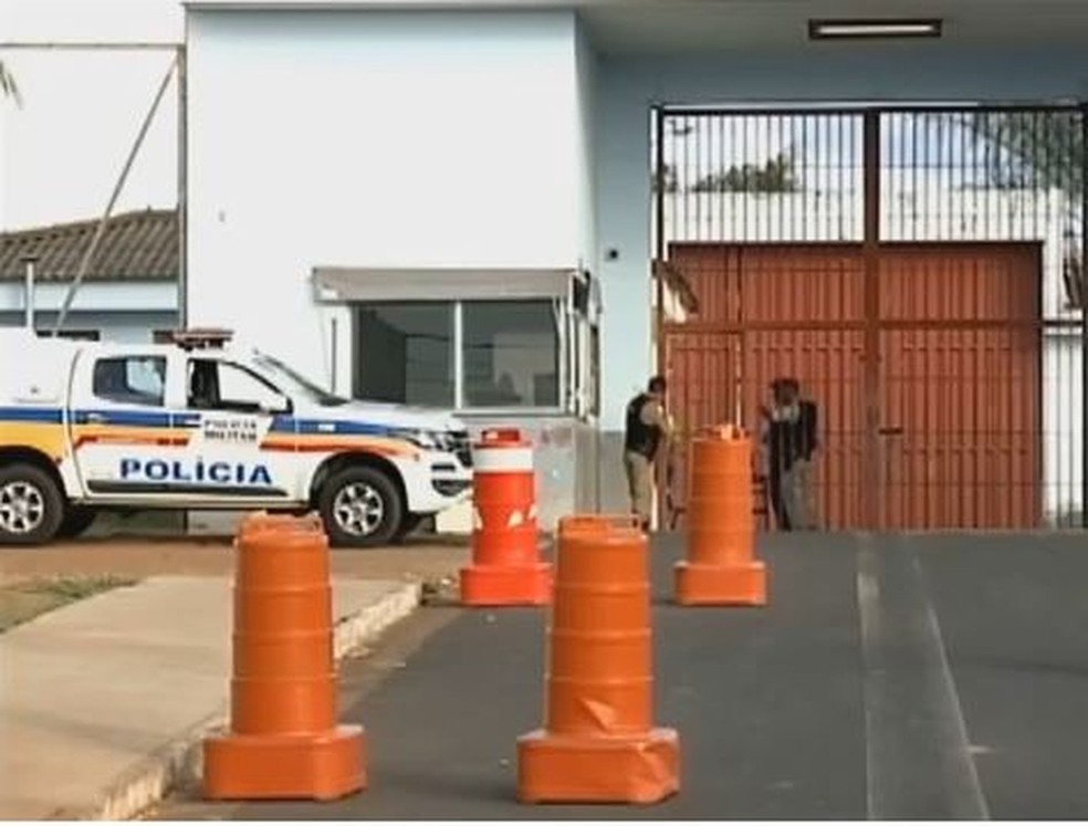 Penitenciária Professor Aluízio Ignácio de Oliveira, em Uberaba, apresenta superlotação — Foto: Reprodução/TV Integração