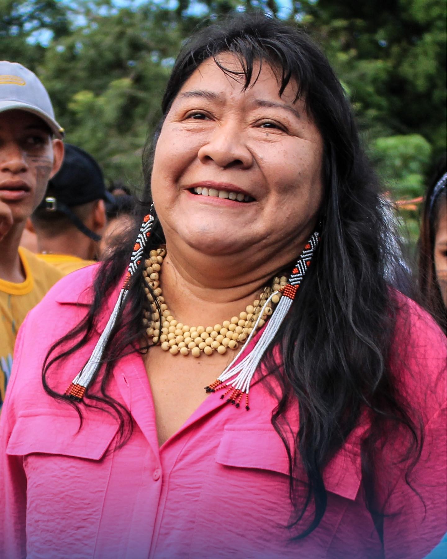 Em 2019, Joenia Wapichana (Rede) foi eleita deputada federal e a primeira mulher indígena a ocupar o cargo em 194 anos de história da Casa (Foto: Reprodução/ Instagram)