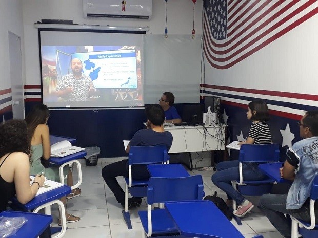 Sala de aula da Really Experience (Foto: Divulgação)