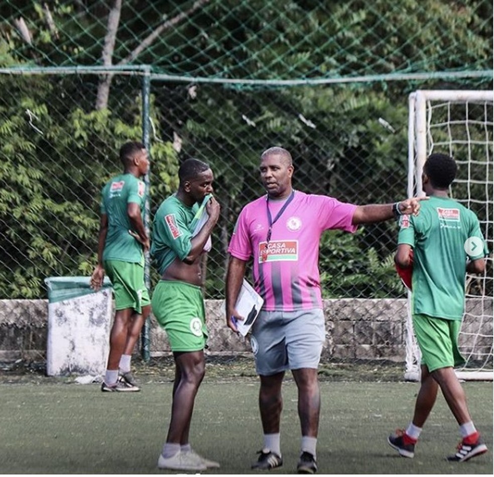 Jonilson Veloso conquistou o acesso à Série C com a Jacuipense — Foto: Jacuipense / Divulgação