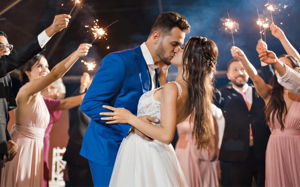 Casamento ocorreu no dia 20 de novembro de 2021 em Morro Agudo (SP) — Foto: Arquivo pessoal