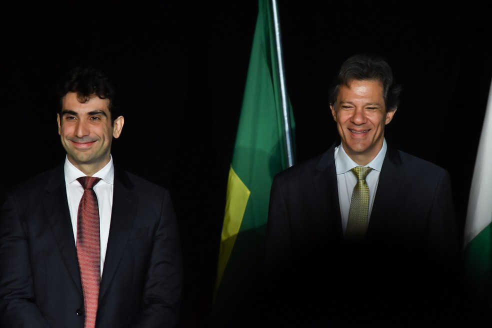 Gabriel Galípolo e Fernando Haddad — Foto: TON MOLINA/ESTADÃO CONTEÚDO