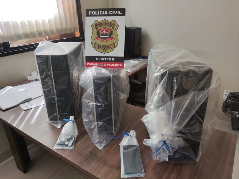 OperaÃ§Ã£o policial de combate Ã  pedofilia Ã© realizada nas regiÃµes de Prudente, AraÃ§atuba e Bauru â€” Foto: PolÃ­cia Civil 