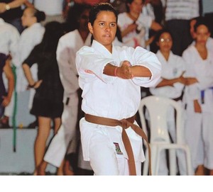 Wellma Laís Correia Machado é destaque no Karatê alagoano (Foto: Arquivo Pessoal/Wellma Machado)