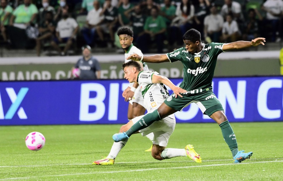 Endrick estreia pelo Palmeiras contra o Coritiba  Foto: Marcos Ribolli