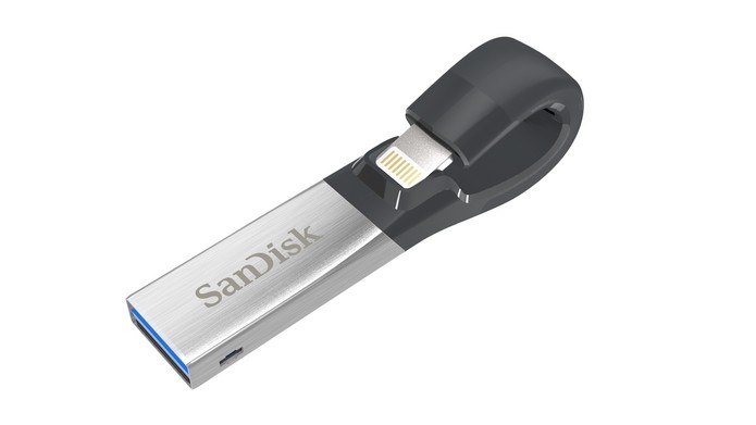 iXpand, pen drive com USB 3.0 para iPhone e iPad (Foto: Divulgação/SanDisk)