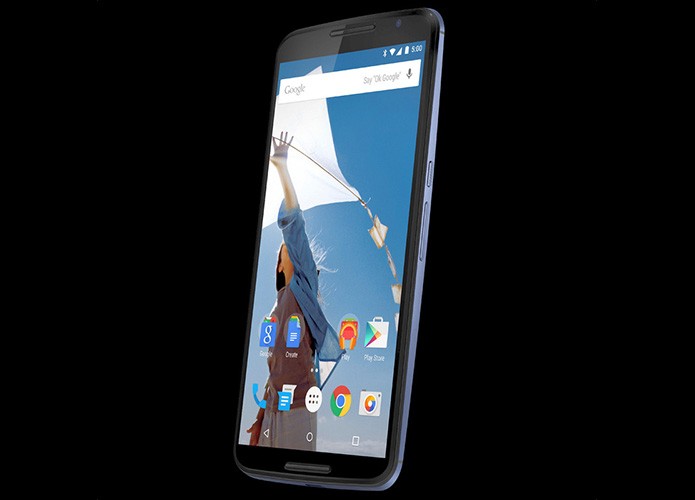 Imagem do Nexus 6 mostra smart com telona de quase 6 polegadas e Android L (Foto: Reprodução/Twitter)