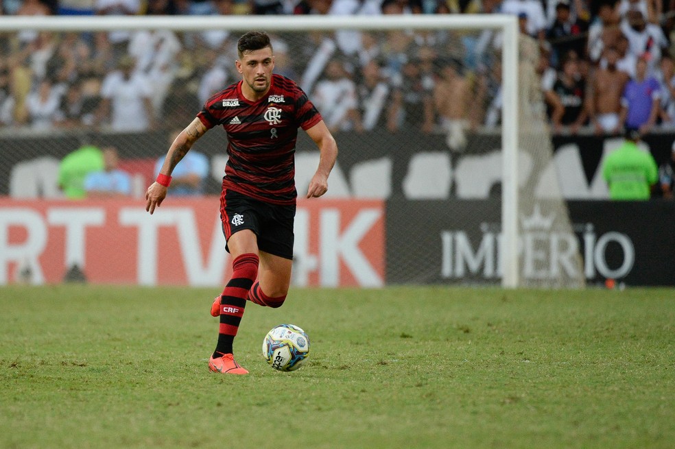 Arrascaeta em a��o no cl�ssico com o Vasco � Foto: Alexandre Vidal/Flamengo