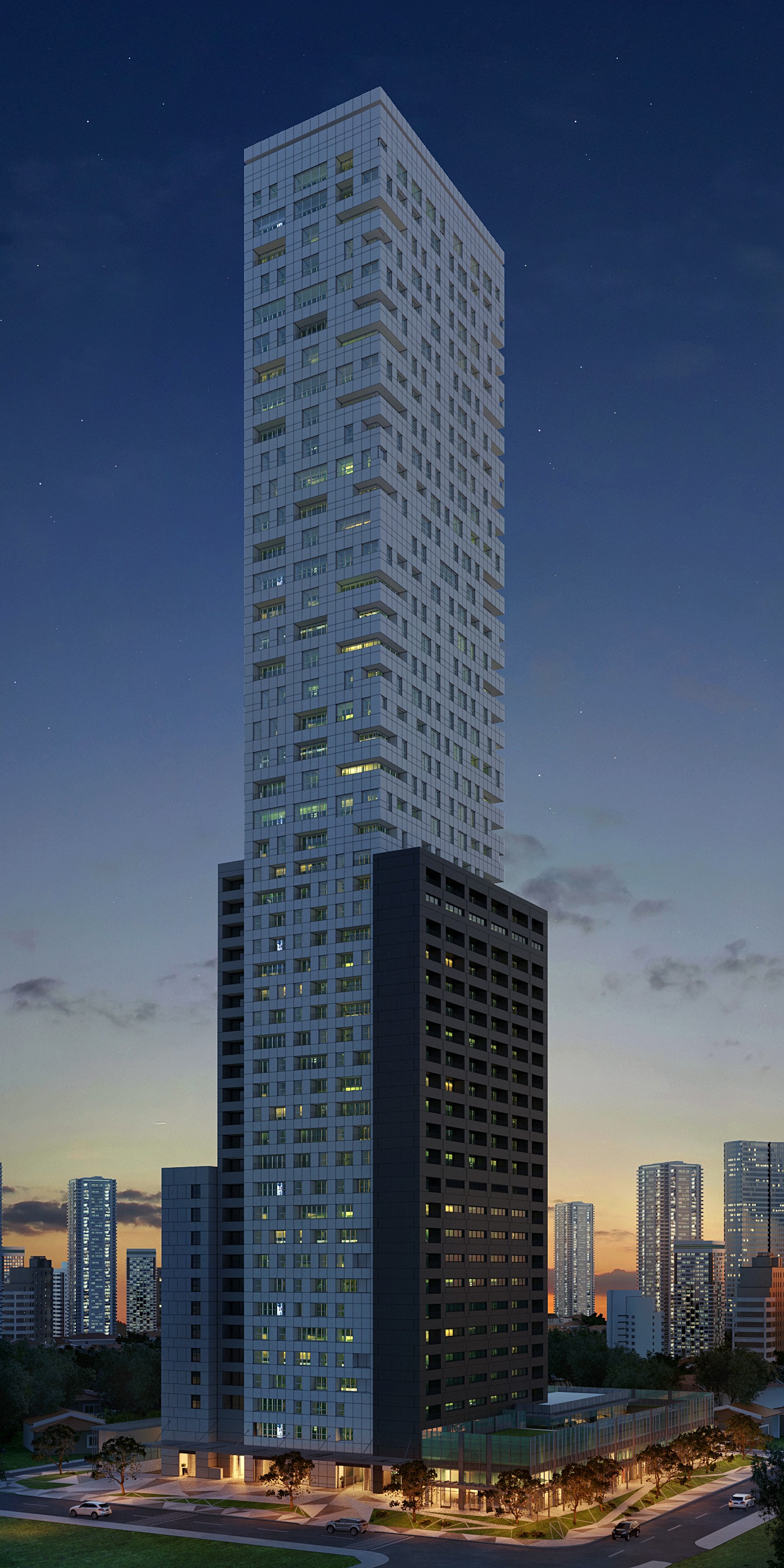 Novo prédio mais alto de São Paulo fica na Zona Leste e supera o atual por apenas 2 metros (Foto: Divulgação)
