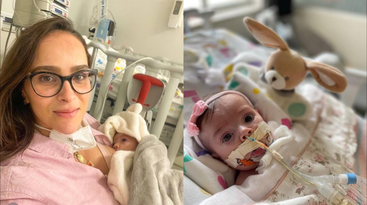 Letícia Cazarré fala sobre cirurgia da filha, Maria Guilhermina (Foto: Reprodução / Instagram)