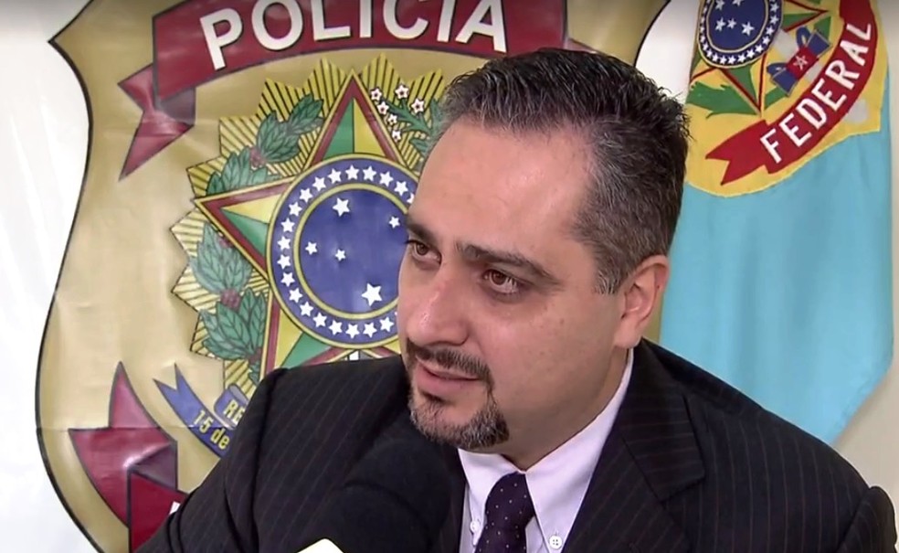 Delegado da Polícia Federal Julio Cesar Baida Filho deve comandar força tarefa no Rio de Janeiro (Foto: Reprodução/TV Tribuna)