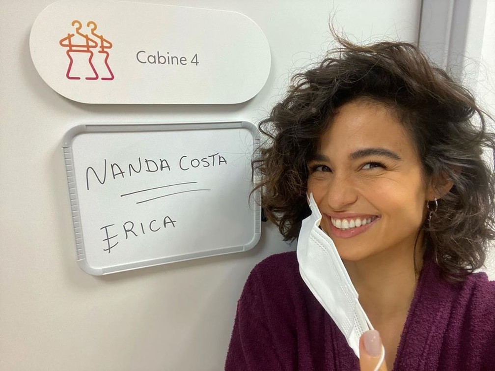 Nanda Costa retorna para gravações de "Amor de mãe" — Foto: Reprodução/Instagram