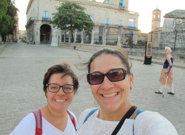 Fernanda Moura e Taciana Mello em Cuba (Foto: The Girls on the Road)