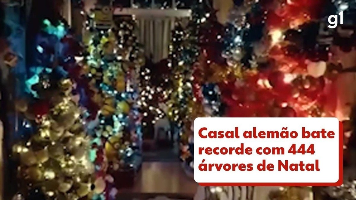 ¿Cuántos árboles de Navidad caben en una casa? Pareja alemana bate récord y monta 444 | Mira que criminal