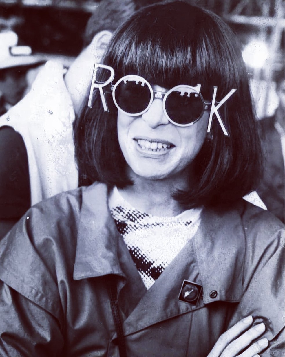 Rita Lee no Rock In Rio (1985)  &mdash; Foto: Manoel Pires/Folhapress