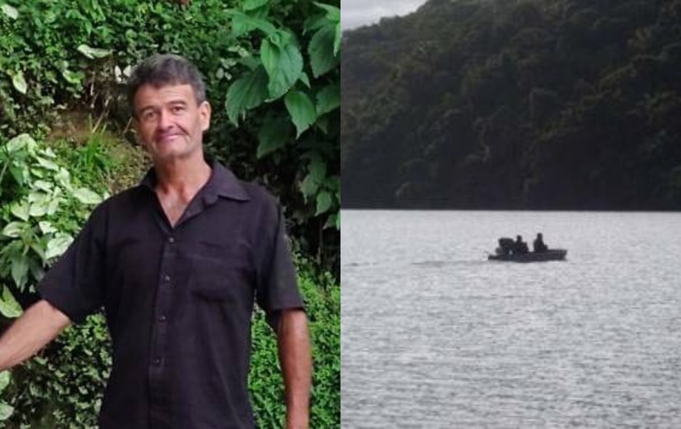 Pescador morre afogado ao tentar recuperar barco em represa de Pilar do Sul (SP) — Foto: Sérgio Santos/ Pilar News