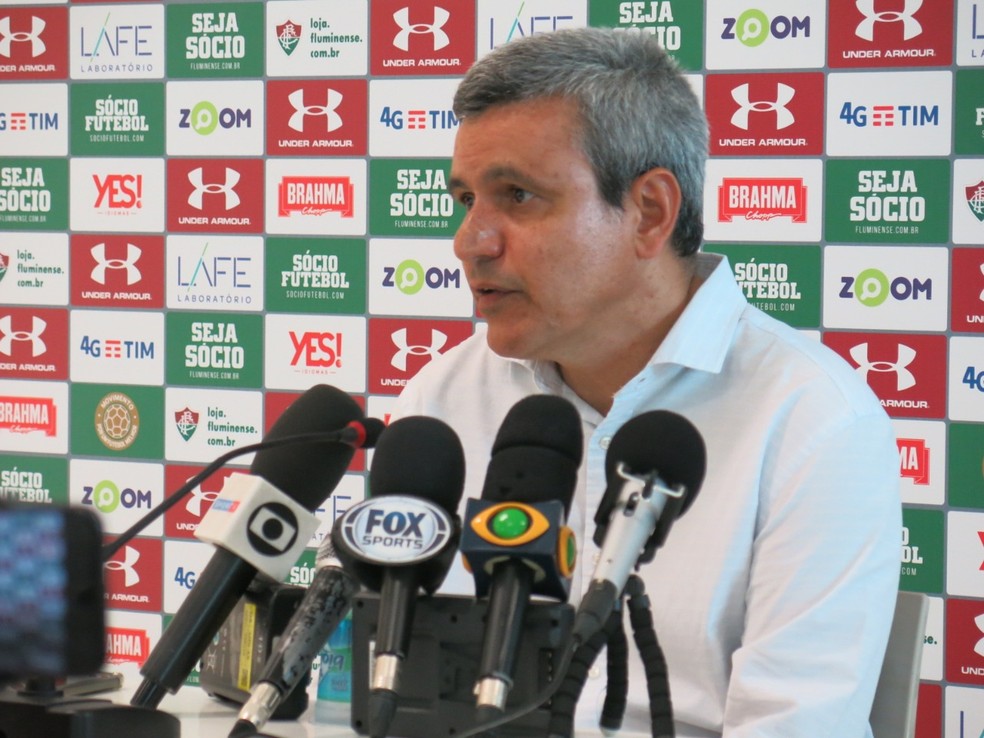Douglas Santos, mÃ©dico do Fluminense, falou sobre a situaÃ§Ã£o de Pedro (Foto: Edgard Maciel de SÃ¡)
