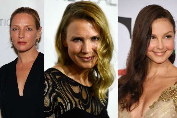 Uma Thurman, Renée Zellweger e Ashley Judd e seus rostos camaleônicos  (Foto: Getty Images)