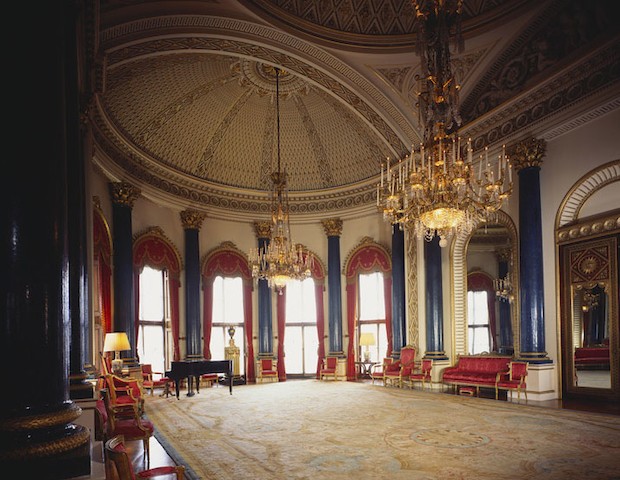 A Sala de Música, cenário de batizados reais, pouco mudou desde que foi concluída em 1831 (Foto: The Royal Collection Trust / Divulgação)