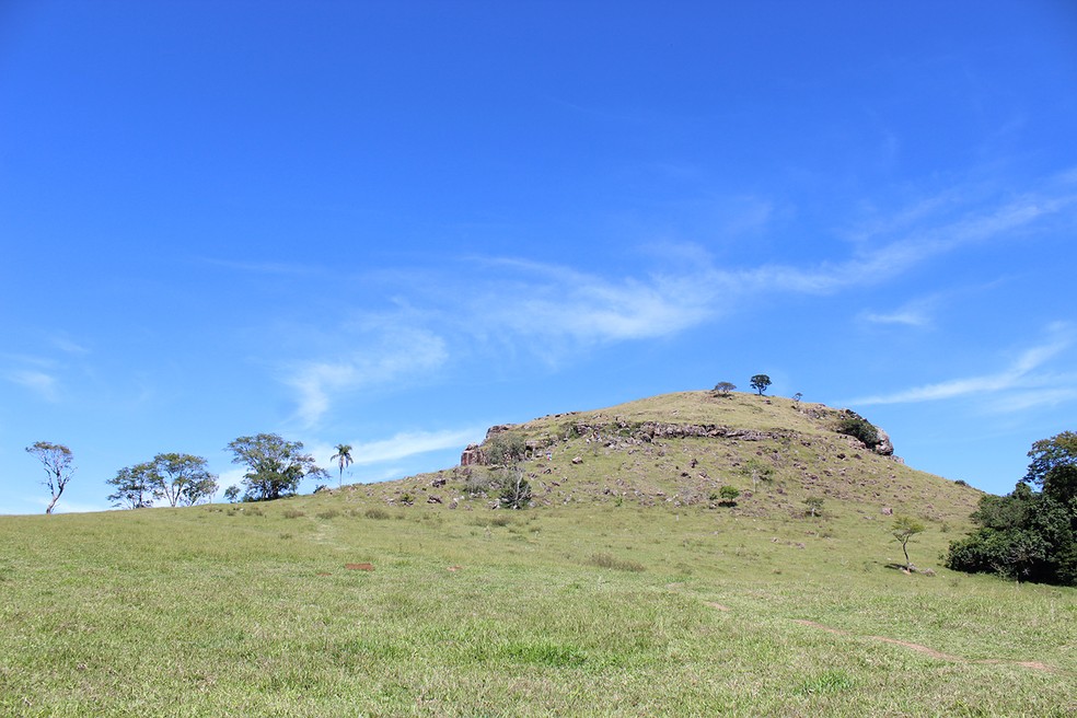 Morro do Gavião.  — Foto: Marcio Kubo