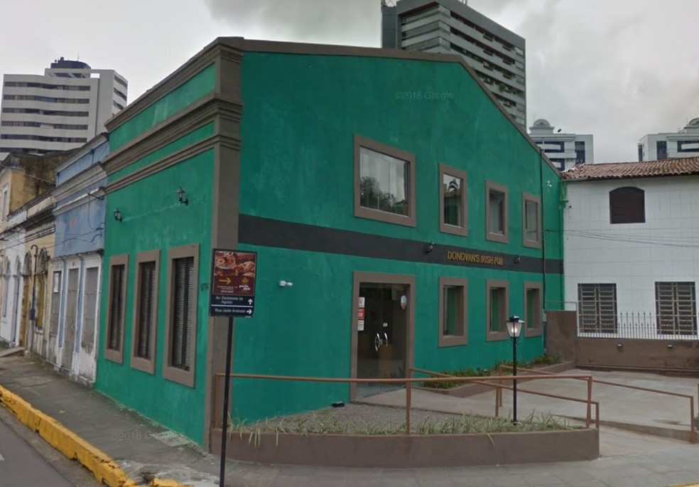 Donovan's Irish Pub fica no bairro de Casa Forte, na Zona Norte do Recife — Foto: Reprodução/Google Street View