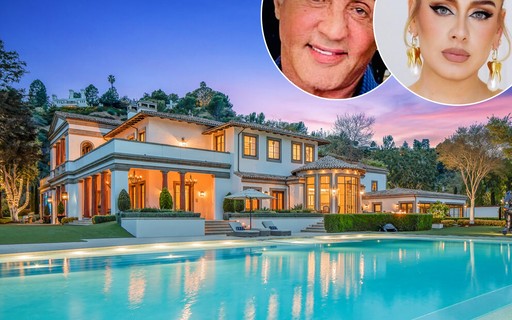Adele estaria comprando mansão de Sylvester Stallone por R$ 323 milhões
