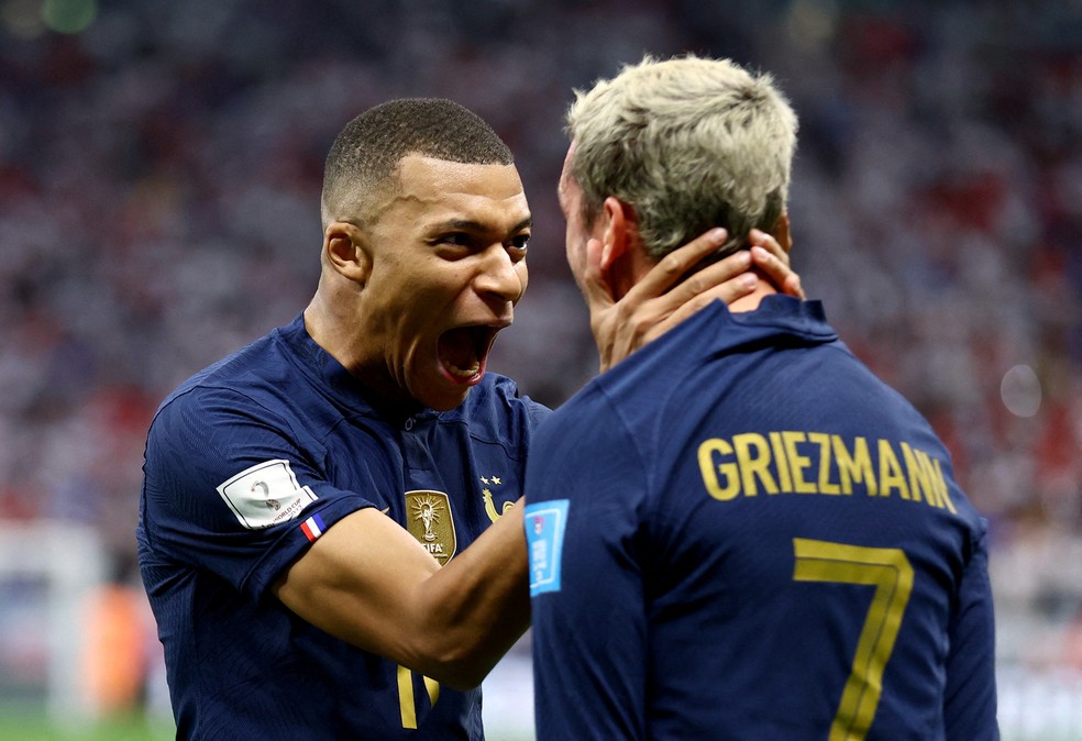 Mbappé e Griezmann são os dois grandes nomes de um time francês recheado de talentos — Foto: Matthew Childs/Reuters