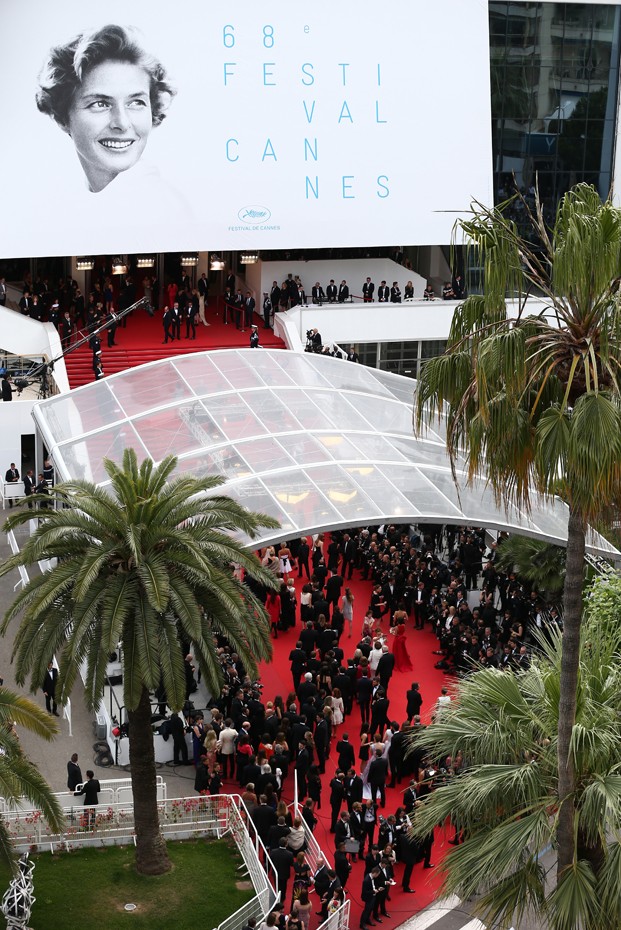 Tapete vermelho do encerramento do Festival de Cannes 2015 (Foto: Getty Images)