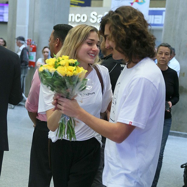 Sasha Meneghel e Bruno Montaleone (Foto: Anderson Borde/ AgNews)