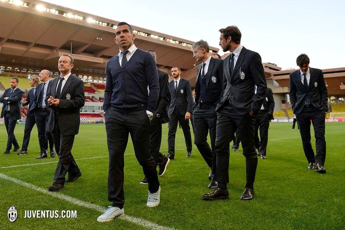 Tevez Juventus Monaco (Foto: Reprodução / Facebook)