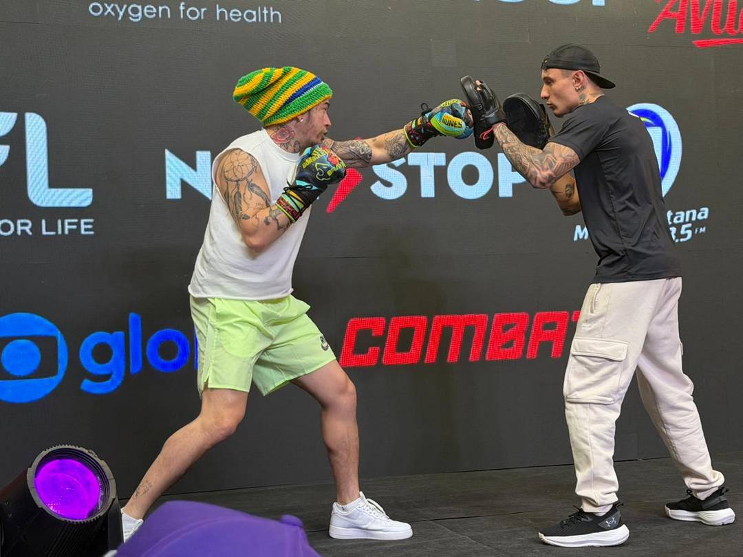 Popó x Whindersson no FMS 8: saiba como foi o treino aberto | ge
