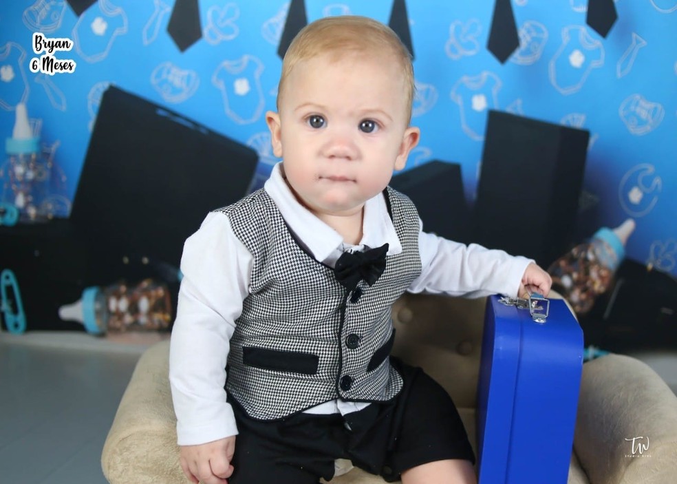 Hoje Bryan tem um ano e sete meses. � Foto: Arquivo pessoal