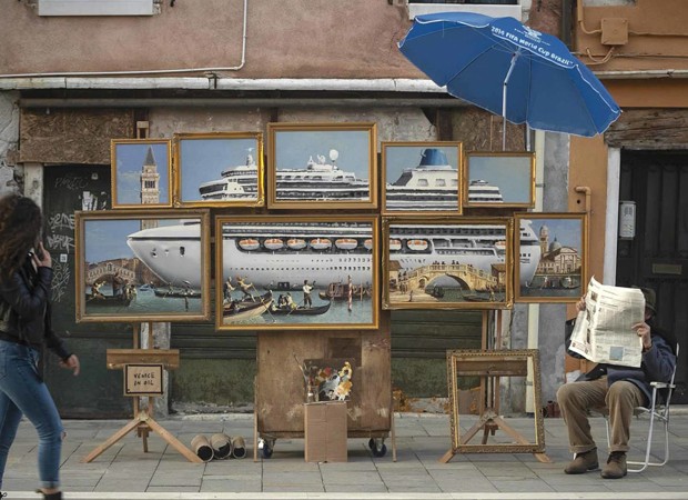 Banksy surpreende com performance de arte em Veneza (Foto: Divulgação)