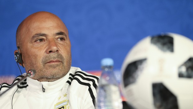  Jorge Sampaoli, técnico da Argentina (Foto: Gabriel Rossi/Getty Images)