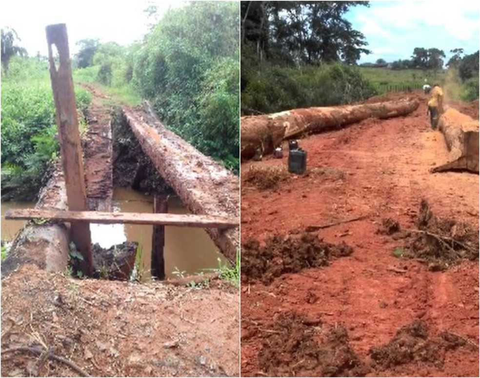 Moradora diz que marido aposentado é quem custeou maioria dos gastos com ponte (Foto: Arquivo pessoal)