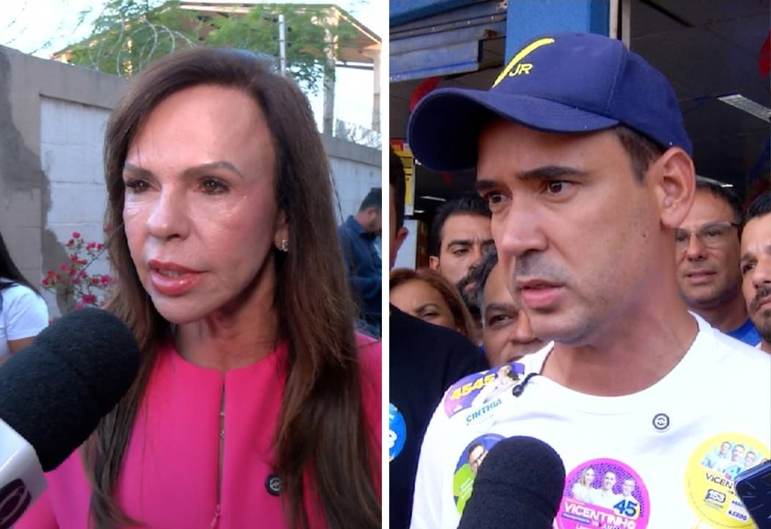 Professora Dorinha (União) e Vicentinho Júnior (PSDB)