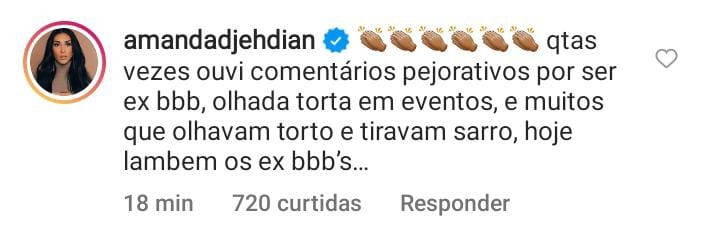 Ex-BBBs e artistas rebatem fala de Ícaro Silva sobre reality show (Foto: Reprodução / Instagram)