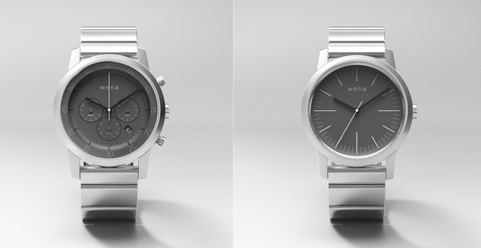 Wena Wrist oferece dois modelos de relógios inteligentes com o Chronograph e o Three Hands (Foto: Divulgação/Sony)