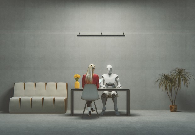 inteligencia artificial na entrevista de emprego (Foto: Getty Images)