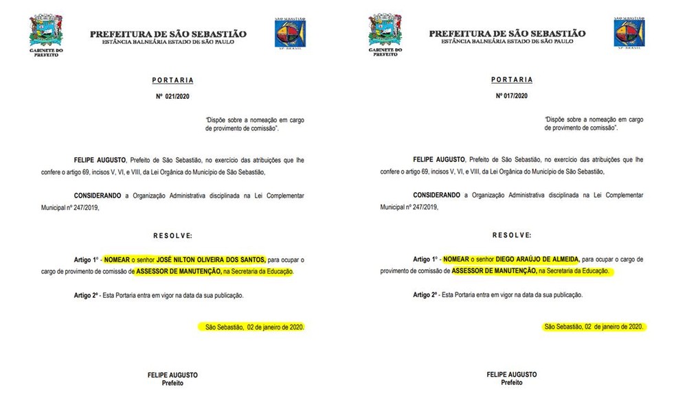 Servidores comissionados são presos por tráfico de drogas — Foto: Reprodução