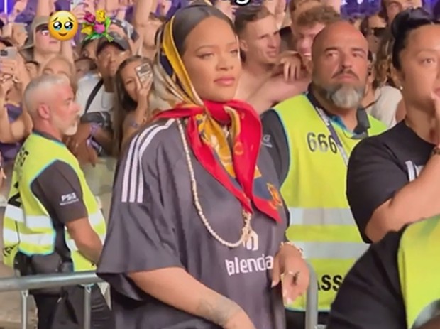 Rihanna assiste a show de ASAP Rocky em Portugal (Foto: Pedro da Silva)