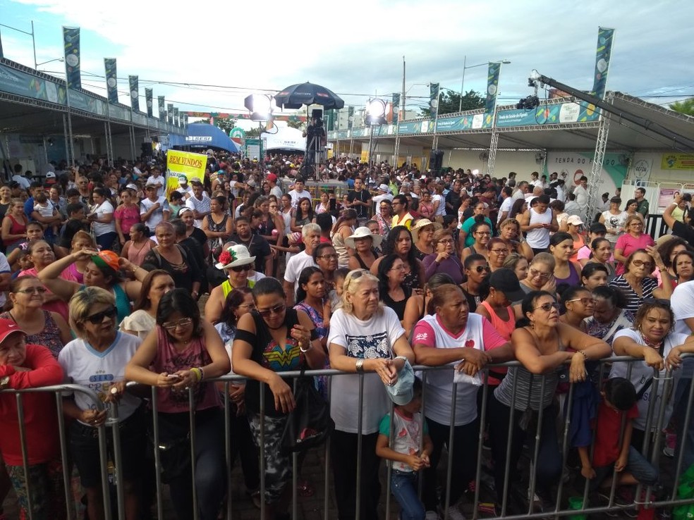 Bem Estar Global 2018 em Porto Velho, RO (Foto: Hosana Morais/G1)
