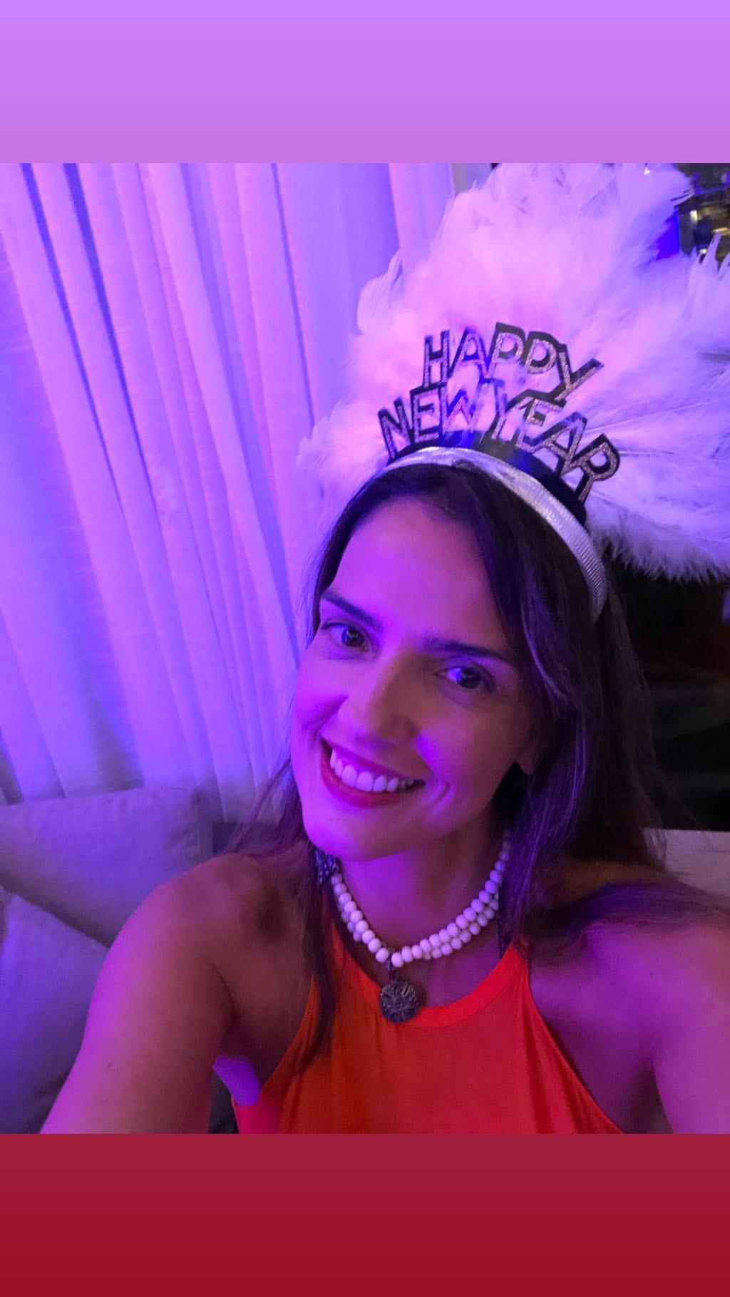 Luciana Cardoso celebra ano novo em família (Foto: Reprodução)