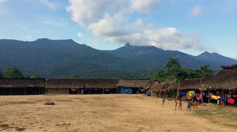 Para pesquisadores, alto índice de parasitoses intestinais indica necessidade de pensar em formas alternativas de saneamento ambiental de indígenas Yanomami no AM. — Foto: Arquivo pessoal