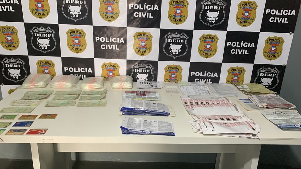 Depois de periciado, material foi depositado em órgão público — Foto: PJC MT