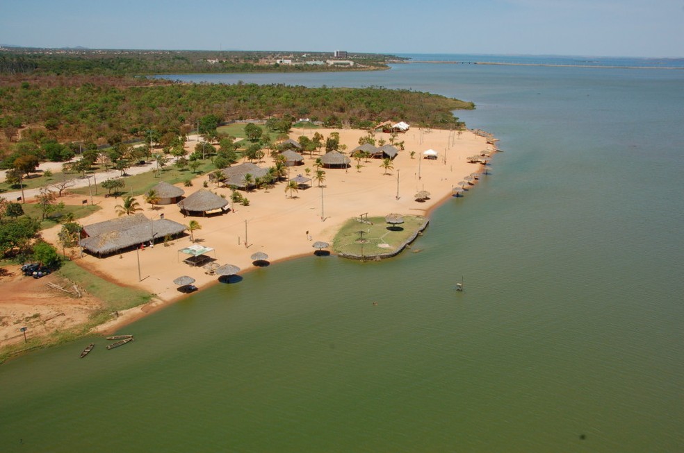 Vítima foi atacada perto da praia das Arnos — Foto: Governo do Tocantins/Divulgação