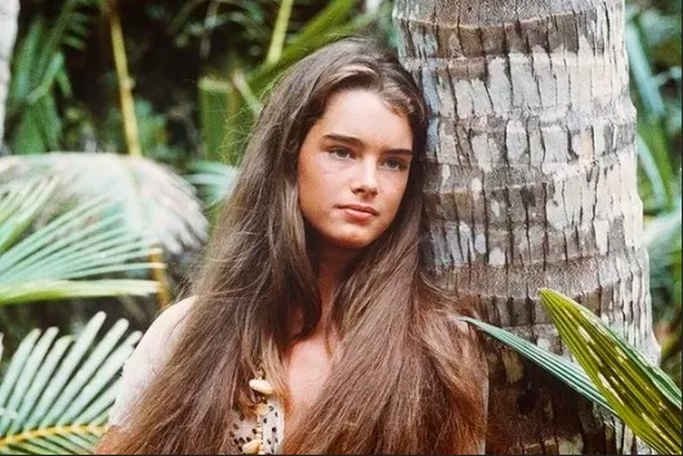 Brooke Shields em cena de Lagoa Azul (1980) — Foto: Reprodução