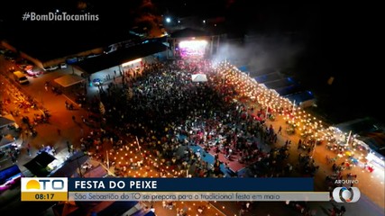 São Sebastião do Tocantins se preparar para a tradicional Festa do Peixe