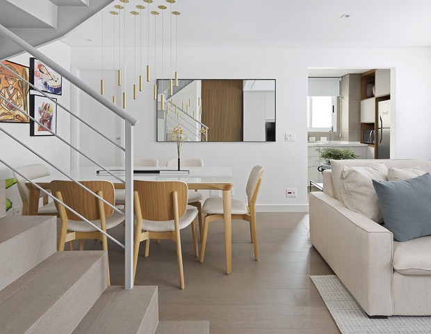 Reforma amplia apartamento dúplex de 70 m² (Foto: Julia Ribeiro)